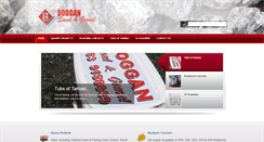 Desktop Screenshot of boggansandandgravel.ie
